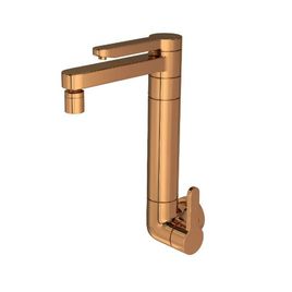 Torneira para Cozinha de Parede com Filtro Twin Red Gold