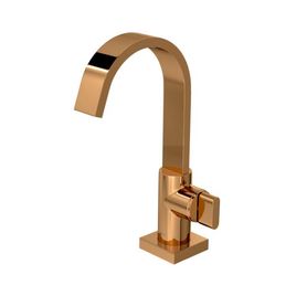 Torneira para Lavatório de Mesa Bica Alta Polo Red Gold