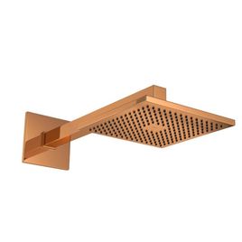 Chuveiro com Tubo de Parede Quadrado Red Gold