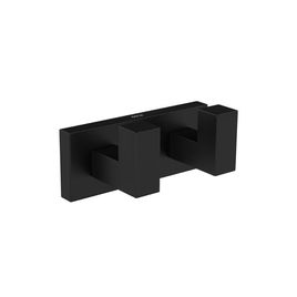 Cabide Duplo Quadratta Black Matte