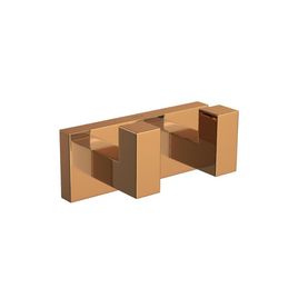 Cabide Duplo Quadratta Red Gold