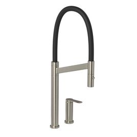 Misturador Monocomando para Cozinha de Mesa Colore Inox e Preto