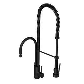 Misturador Monocomando para Cozinha de Mesa Gourmet Black Matte