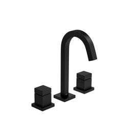Misturador para Lavatório de Mesa Bica Alta Cubo Black Matte