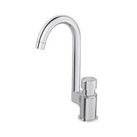 Torneira para Lavatório de Mesa Bica Alta com Fechamento Automático Decamatic Eco Cromado
