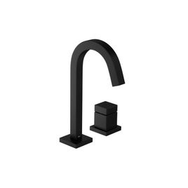 Torneira para Lavatório de Mesa Bica Alta Cubo Black Matte
