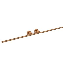 Porta Toalha com Barra Dupla Slim Red Gold