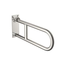 Barra de Apoio Lateral Articulada 60cm Conforto Aço Polido