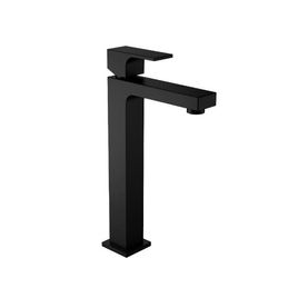 Misturador Monocomando para Lavatório de Mesa Bica Alta Unic Black Matte