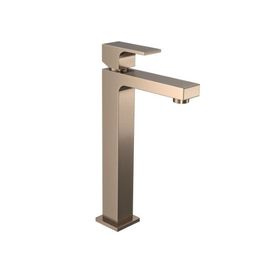 Misturador Monocomando para Lavatório de Mesa Bica Alta Unic Corten