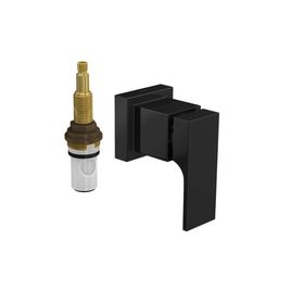 Acabamento para Registro de Pressão 1/2 e 3/4 Unic Black Noir