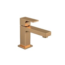 Torneira para Lavatório de Mesa Bica Baixa Unic Gold Matte