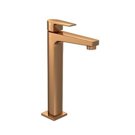 Torneira para Lavatório de Mesa Bica Alta Level Red Gold