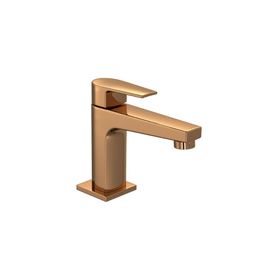 Torneira para Lavatório de Mesa Bica Baixa Level Red Gold