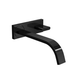 Torneira para Lavatório de Parede com Chapa Polo Black Noir