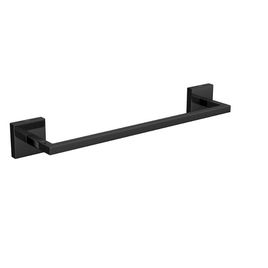 Porta Toalha 30 cm Clean Black Noir