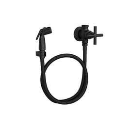 Ducha Higiênica com Registro Duna Clássica Black Matte