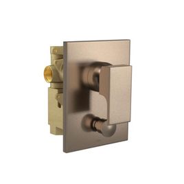 Misturador Monocomando 4 vias de Chuveiro com Desviador para Banheira Unic Corten
