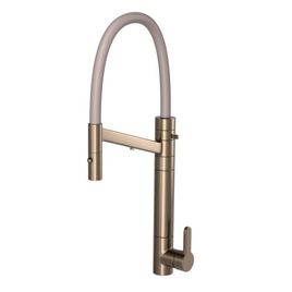 Misturador Monocomando para Cozinha de Mesa com Filtro Twin Colore Corten e Fendi