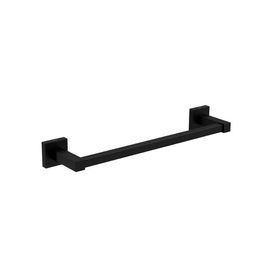 Porta Toalha 30 cm Quadratta Black Matte