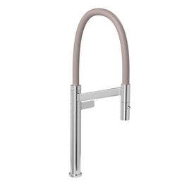 Torneira para Cozinha de Mesa Colore Cromado e Fendi
