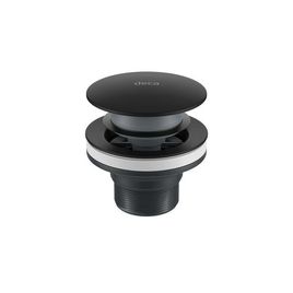 Válvula de Escoamento Click para Lavatório Cuba e Bide Black Matte