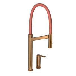 Misturador Monocomando para Cozinha de Mesa Colore Red Gold e Terracota