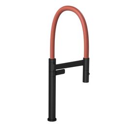 Torneira para Cozinha de Mesa Colore Black Matte e Terracota