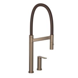 Misturador Monocomando para Cozinha de Mesa Colore Corten e Marrom
