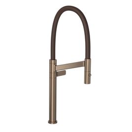 Torneira para Cozinha de Mesa Colore Corten e Marrom