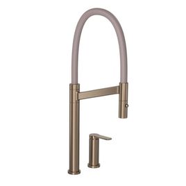 Misturador Monocomando para Cozinha de Mesa Colore Corten e Fendi