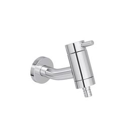 Torneira de Parede para Jardim e Tanque com Adaptador de Mangueira Link Cromado