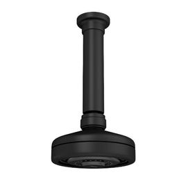 Chuveiro com Tubo de Teto Acqua Plus Black Matte
