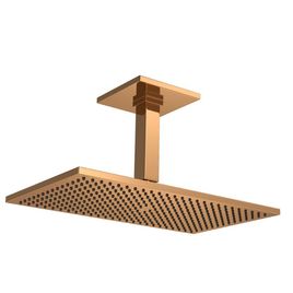 Chuveiro de Teto com Tubo Unic 40 cm Red Gold