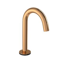Torneira para Lavatório de Mesa Bica Baixa com Sensor Curve Red Gold