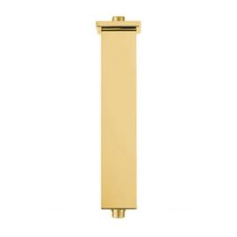 Braço para Chuveiro de Teto  Quadrado Dourado