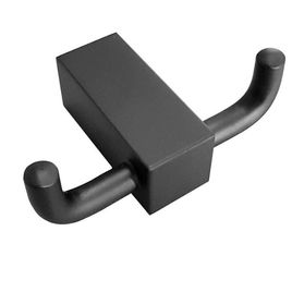 Cabide Duplo Spot Preto Fosco