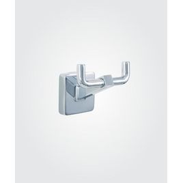 Cabide Duplo Square Cromado