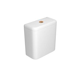 Caixa Acoplada com Acionamento Duo Carrarra/Nuova Branco e Red Gold - CD.11F.GL.RD.17