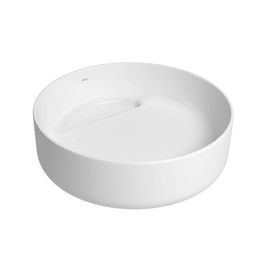 Cuba de Apoio Redonda com Válvula Oculta Branco - L.12040.VO.17