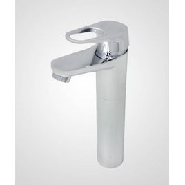 Misturador Monocomando para Lavatório de Mesa Bica Alta  Gap Cromado