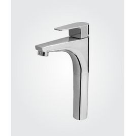 Misturador Monocomando para Lavatório de Mesa Bica Alta Led Cromado
