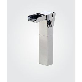 Misturador Monocomando para Lavatório de Mesa Bica Alta Ocean Cromado