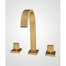Misturador para Lavatório de Mesa Bica Alta Dom Dourado Fosco