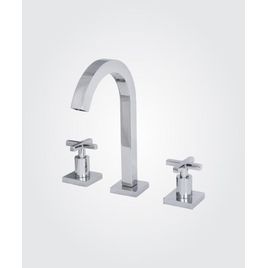Misturador para Lavatório de Mesa Bica Alta New Quadra Cromado