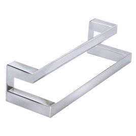 Porta Toalha Duplo 30cm Metric Cromado
