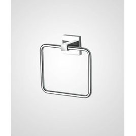 Porta Toalha Rosto Quadrado Quadra Cromado