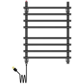 Toalheiro Elétrico 8 Barras Sottile Preto Fosco 220 V