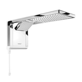Chuveiro Acqua Duo Ultra Eletrônico Com Ducha 127V 5500W Branco e Cromado