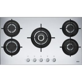 Cooktop a Gás Crystal Steel Franke PRO 90 88x48 c/ 5 Queimadores